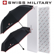 스위스밀리터리2단자동/3단수동 레드바이어스 우산세트